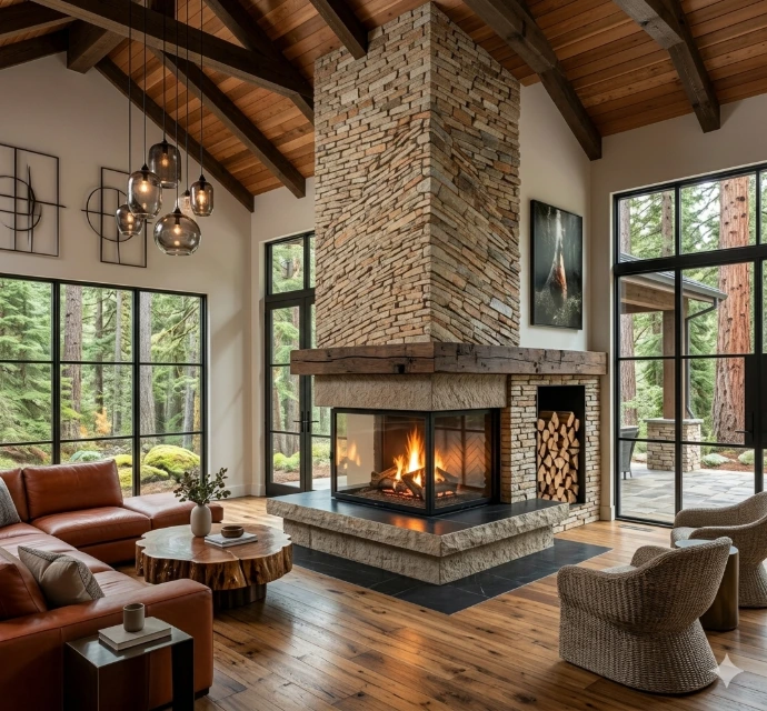 fireplace cladding 